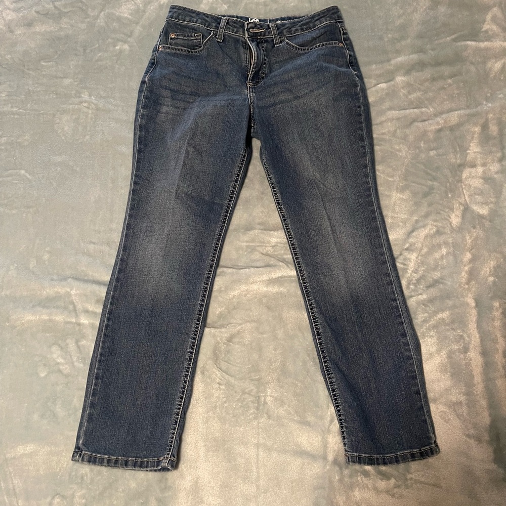 Women’s Lee Riders Mid Rise Straight Jeans 10P